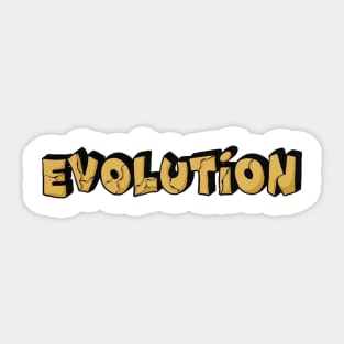 evolution Sticker